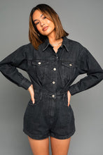 Load image into Gallery viewer, Suja Denim Romper
