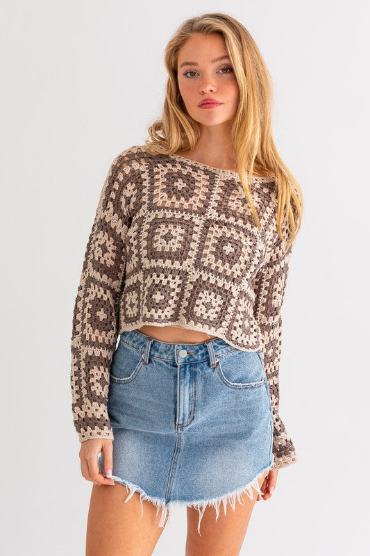 Iris Crochet Top