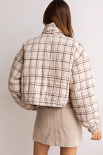 Load image into Gallery viewer, Casey Plaid Puffer Jacket
