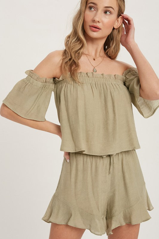 Juno Off-the-Shoulder Set