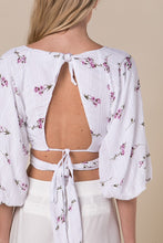 Load image into Gallery viewer, Lany Floral Wrap Top
