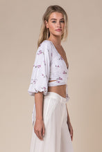 Load image into Gallery viewer, Lany Floral Wrap Top
