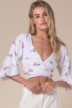 Load image into Gallery viewer, Lany Floral Wrap Top
