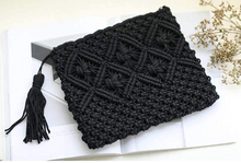 Load image into Gallery viewer, Kira Crochet Clutch - Black
