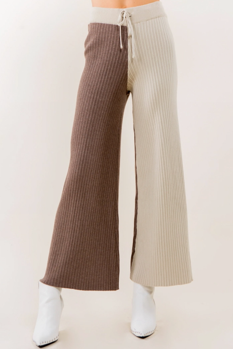 Tate Colorblock Sweater Pants