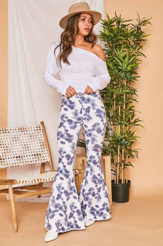 Sweet Disposition Denim Flared Pants