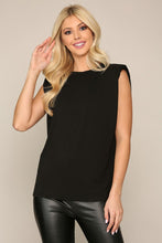 Load image into Gallery viewer, Largo Padded Shoulder Top
